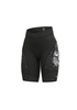 מכנס רכיבה נשים PRR SKULL LADY SHORT שחור-לבן ארגונומי טכני ומנדף