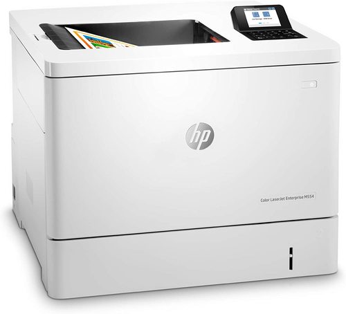 מדפסת ‏לייזר צבעונית מחודשת HP LaserJet Enterprise M554dn מחודשת