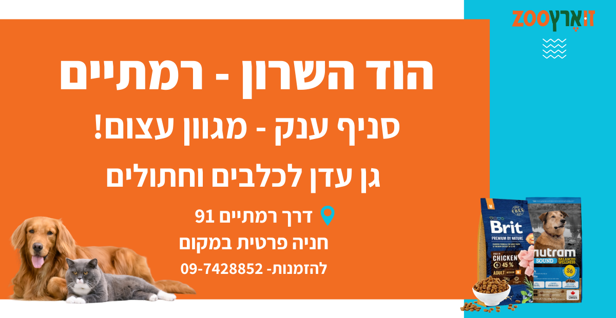 חנות חיות הוד השרון