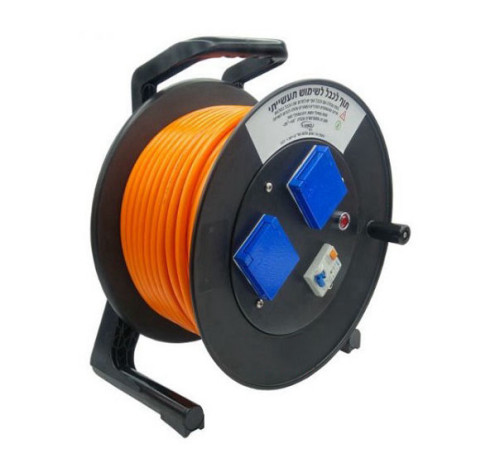 תוף כבל מאריך 40 מטר עם בידוד כפול