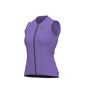 חולצת רכיבת אופניים נשים ללא שרוול SOLID COLOR BLOCK LADY S/LESS JERSEY סגול אלסטית טכנית אולטרא לייט מתקדמת ומנדפת מאוד