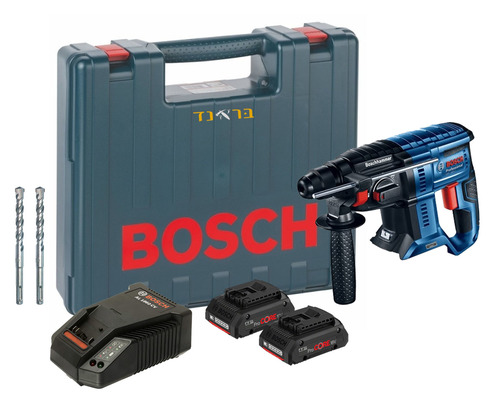 פטישון נטען 18V + שתי סוללות 4.0AH