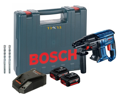 פטישון נטען 18V + שתי סוללות 5.0AH