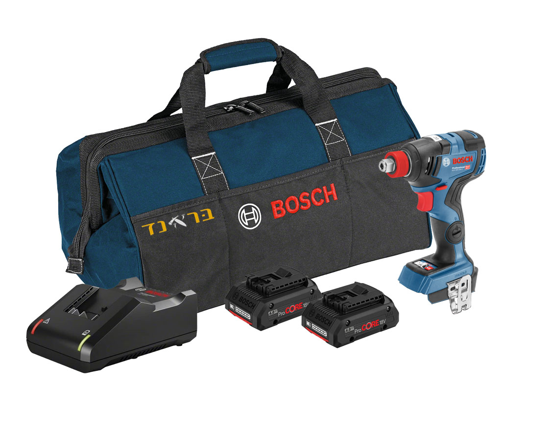 מפתח / מברגת אימפקט 18V + שתי סוללות 4.0AH