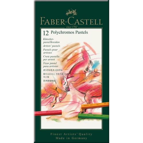 סט של 12 גירים Polychromos Pastel Crayons