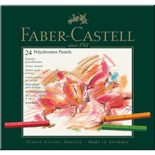 סט של 24 גירים Polychromos Pastel Crayons