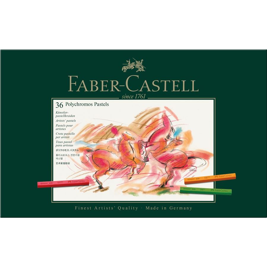 סט של 36 גירים Polychromos Pastel Crayons