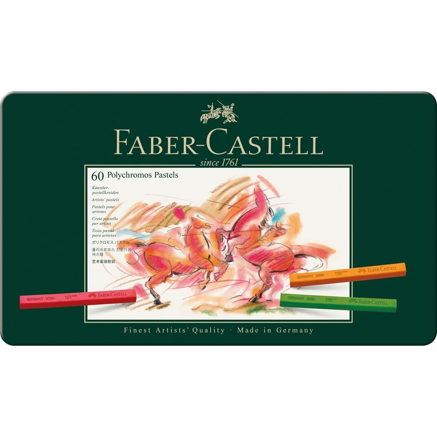 סט של 60 גירים Polychromos Pastel Crayons