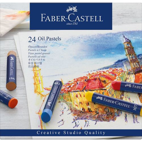 סט של 24 פסטל שמן Faber Castell Oil Pastels