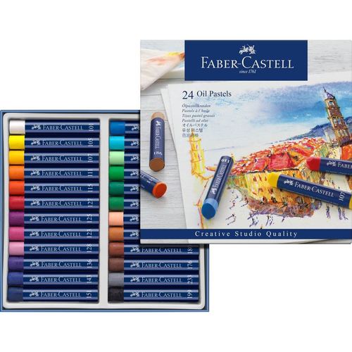 סט של 24 פסטל שמן Faber Castell Oil Pastels