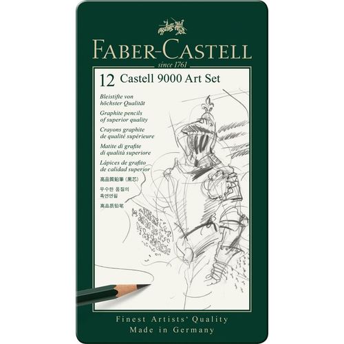 סט של 12 עפרונות רישום  Castell 9000 Art set
