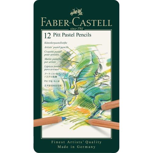סט של 12 עפרונות גיר Pitt Pastel Pencils
