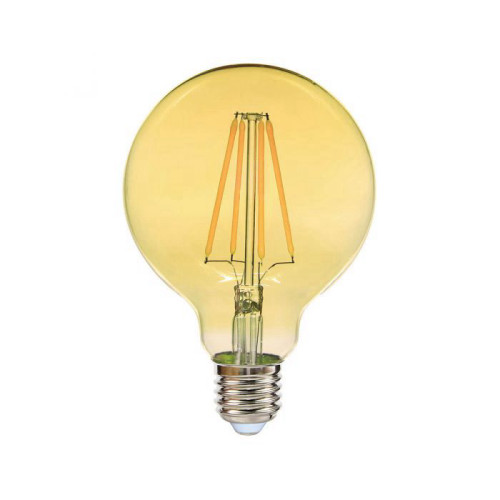 פילמנט לדימור 8W G95 אמבר-אור צהוב SE-FDG95A/8WW