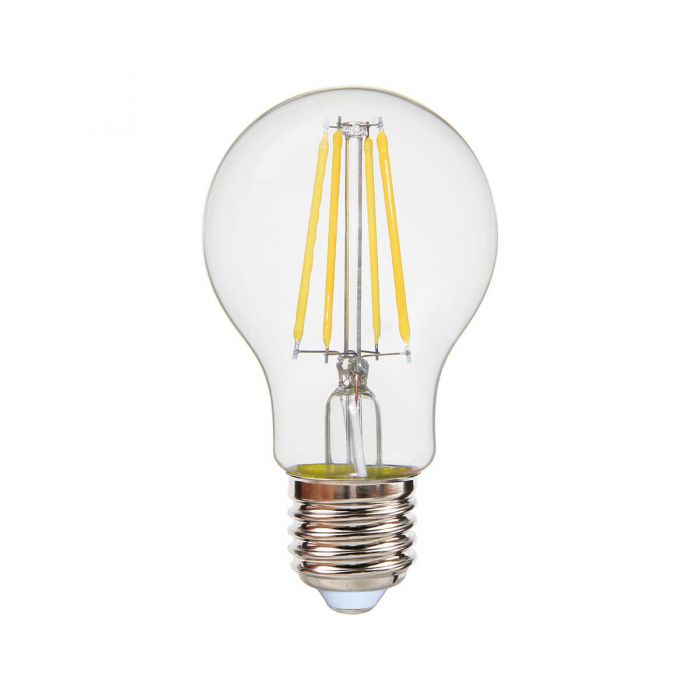 פילמנט לדימור 8W A60 שקוף-אור צהוב SE-FD60C/8WW