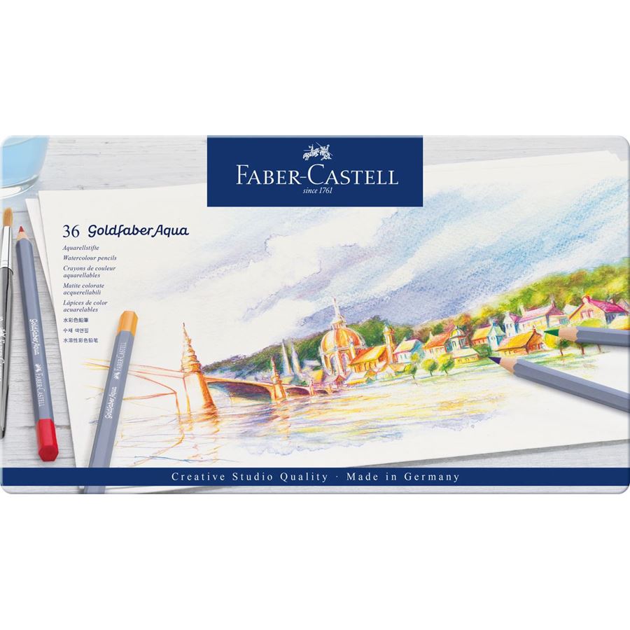 סט של 36 עפרונות אקוורל Goldfaber Aqua Watercolour pencils