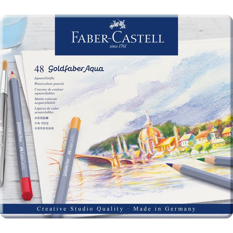 סט של 48 עפרונות אקוורל Goldfaber Aqua Watercolour pencils