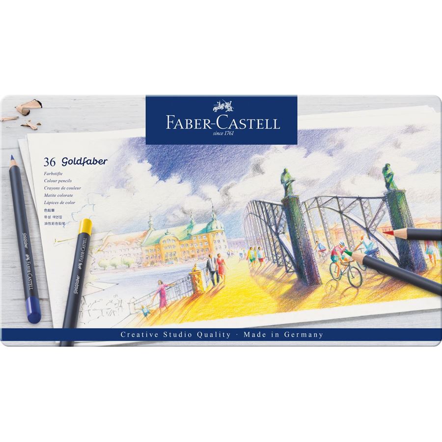סט של 36 עפרונות צבעוניים Goldfaber Colour pencil