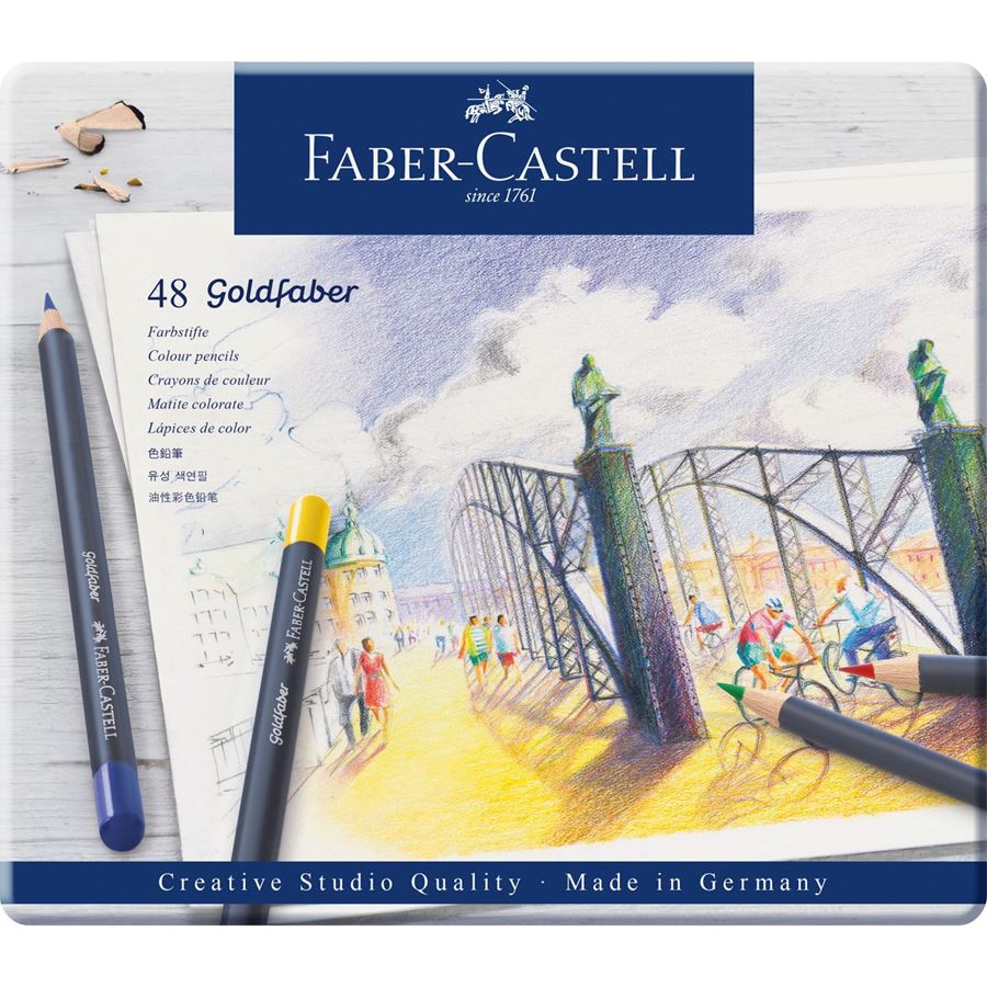 סט של 48 עפרונות צבעוניים Goldfaber Colour pencil