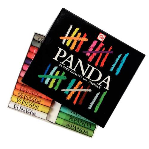 סט פנדה /פסטל שמן 24 יח' Talens Panda