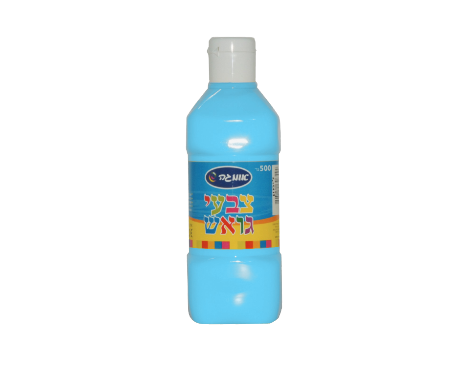 גואש 500 גרם - תכלת
