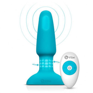 פלאג אנאלי רוטט רימינג עם שלט רחוק Bvibe - Rimming Plug