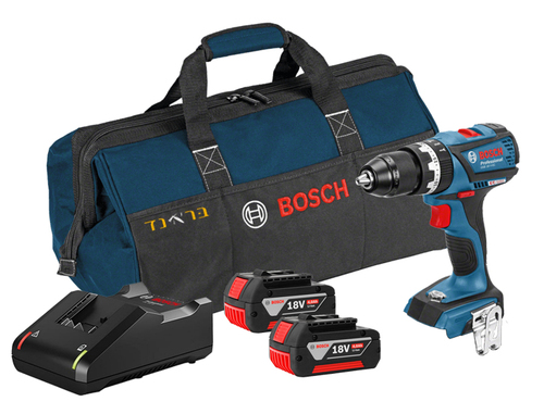 מקדחה/מברגה 18V + שתי סוללות 4.0AH