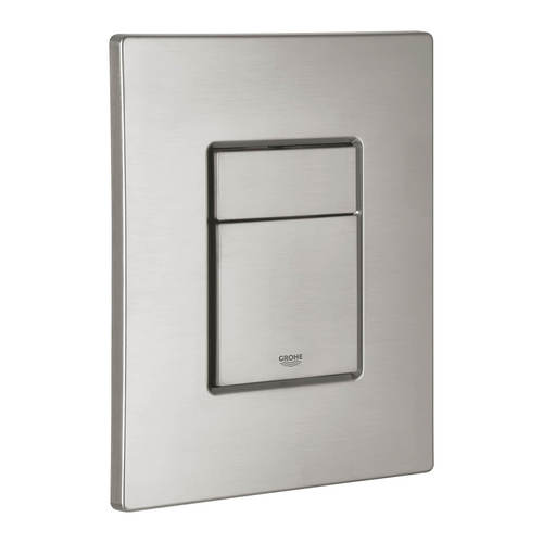 לחצן מרובע אנכי 38732DC0 נירוסטה מוברש GROHE