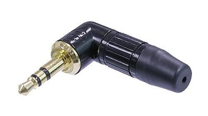 PL זוויתי 1/8 אינטש מושחר NTP3RC-B Neutrik
