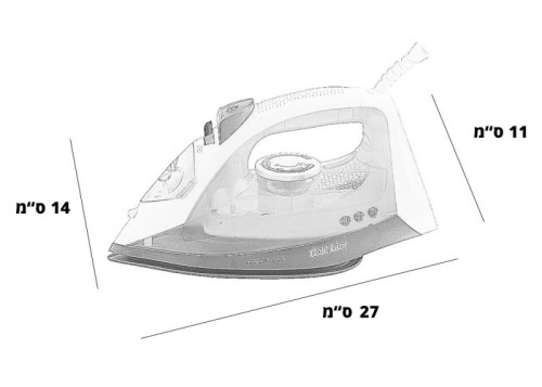  מגהץ אדים וקיטור CERAMIC IMPACT