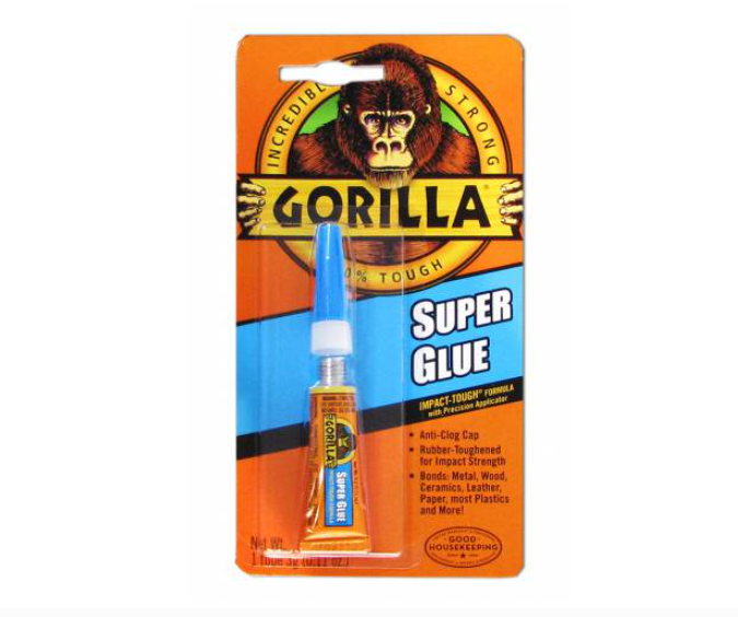דבק סופר גלו מחוזק 3 גרם Gorilla