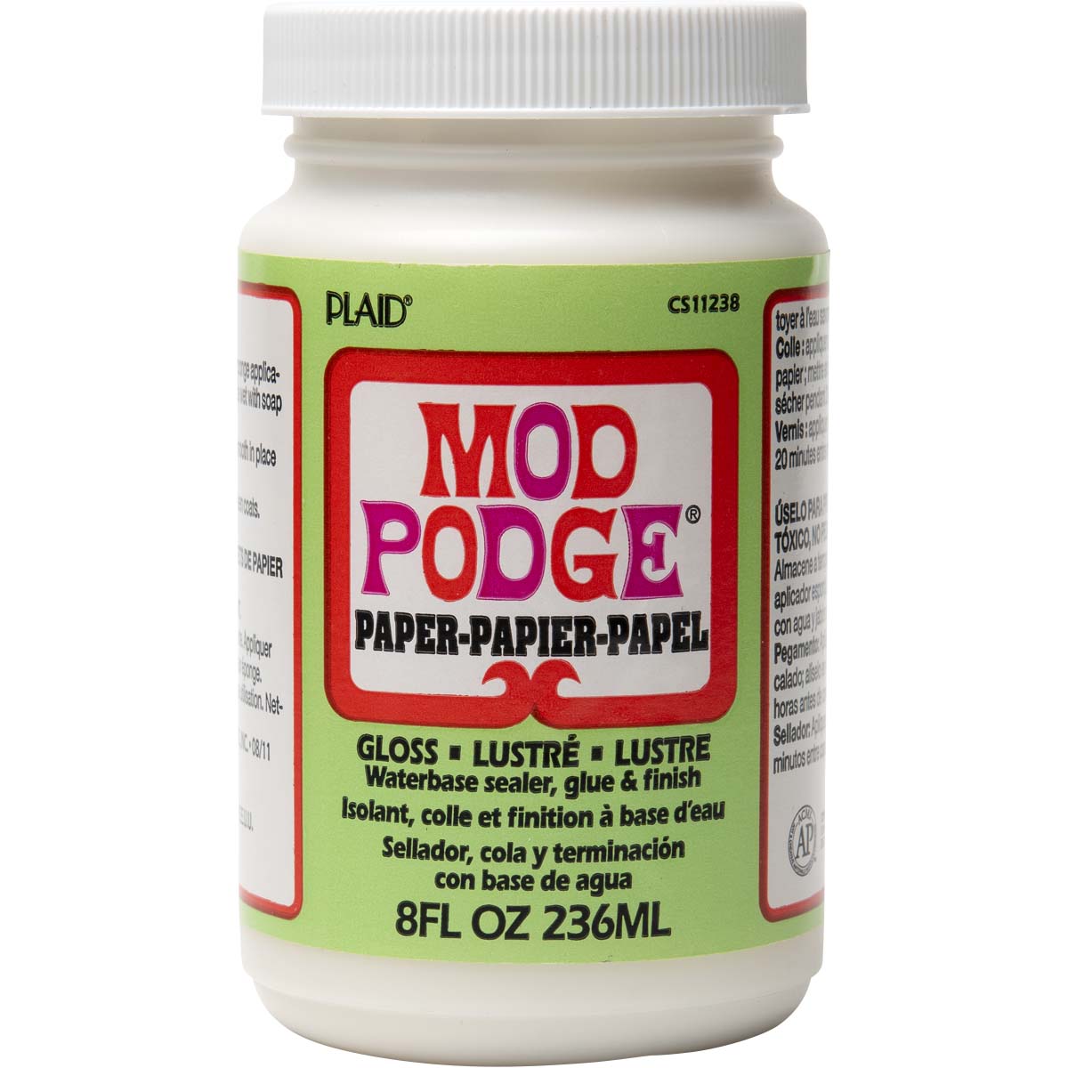 דבק רב תכליתי Mod Podge בגימור מבריק נטול חומצה 236 מ"ל