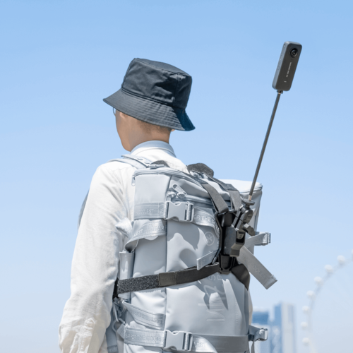 תושבת לחיבור מצלמת אקסטרים לתיק גב Insta360