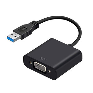 מתאם מחיבור USB3.0 ל-VGA לחיבור מסך נוסף