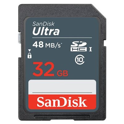 כרטיס זיכרון SanDisk Ultra SDSDUNB-032G 32GB SD סנדיסק