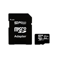 כרטיס זיכרון microSD ELITE 64GB silicon power