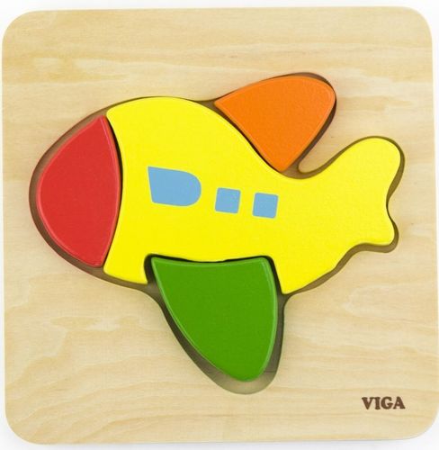 סט 3 פאזלים תלת מימד כלי תחבורה - ויגה