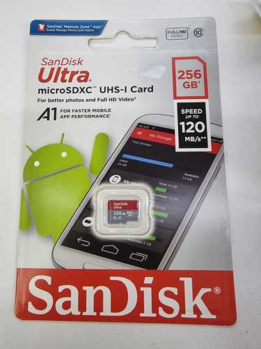 כרטיס זיכרון SanDisk Ultra MICRO SDXC UHS-I 256GB