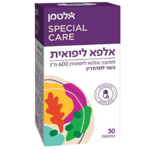אלפאלפא ליפואית | מכיל 600 מ"ג | 30 כמוסות |א ליפואית | מכיל 600 מ"ג | 30 כמוסות | תורם להפחתה במינון התרופתי הנדרש לאיזון רמות הסוכר בדם | חשובה לקיום תהליכים רבים בגופנו | - עריכת מפרט ותמונות