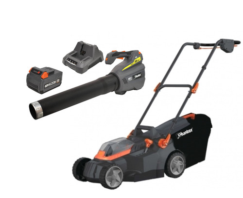 סט מפוח עלים + מכסחת דשא 40V + סוללה 2.5AH