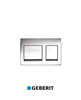 לחצן אלפא 15 מרובע 115.045.21.1 כרום GEBERIT גבריט