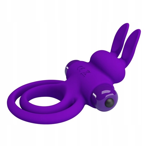 טבעת רטט כפולה מסיליקון איכותית 10 מצבי רטט - Vibrating Ring Vibrant Penis Ring III