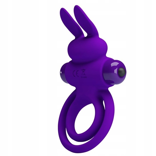 טבעת רטט כפולה מסיליקון איכותית 10 מצבי רטט - Vibrating Ring Vibrant Penis Ring III