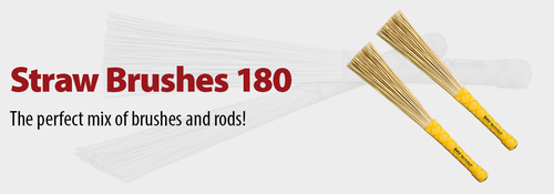 זוג מקלות לקחון SELA SE276 STRAW BRUSHES 180