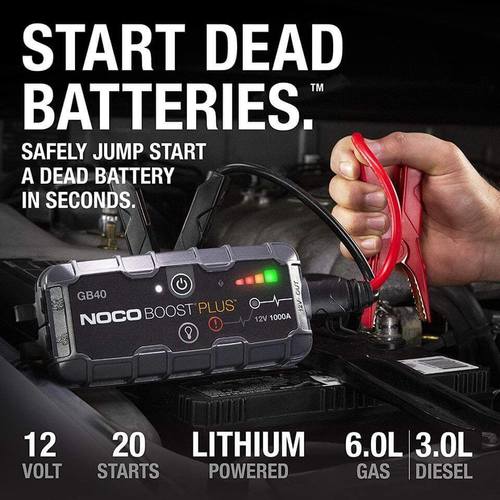 ‏בוסטר התנעה 1000A NOCO GB40