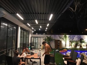 תאורה לפרגולה אבן יהודה - פרופיל לד