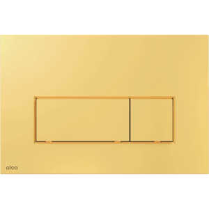 לחצן דק 570 מרובע 50300080 זהב מבריק ALCA אלקה פלסאון PLASSON
