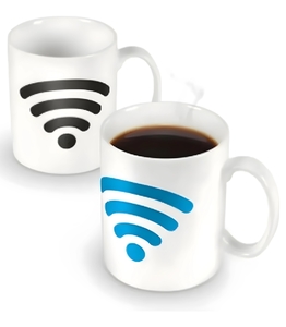 מאג עם הדפס רגיש לחום וויפיי WiFi