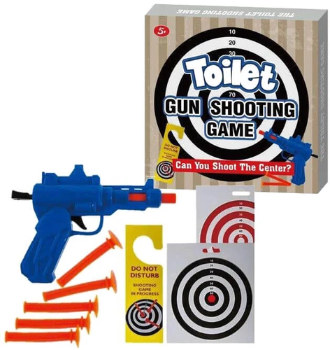 משחק קליעה למטרה לשרותים Toilet Gun Shooting