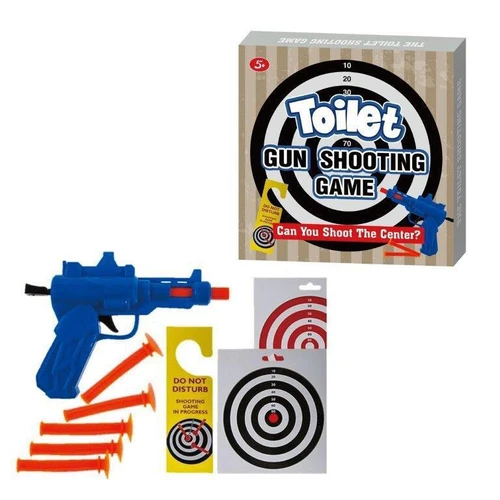 משחק קליעה למטרה לשרותים Toilet Gun Shooting
