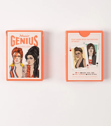 חבילת קלפים כוכבי מוסיקה Music Playing Cards